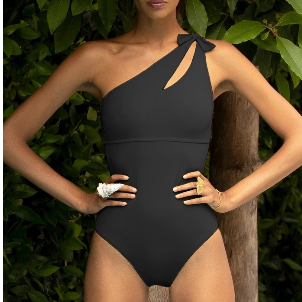 Becca Sadie Asymmetrical One Piece Swimsuit